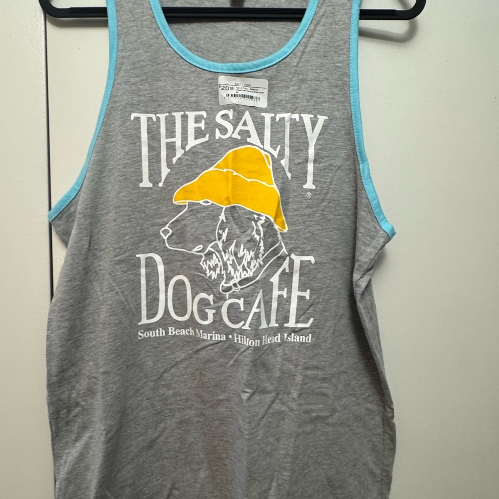 Salty Dog Cafe Hilton Head Men’s Grey Tank